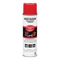 Rust-Oleum Inverted Marking Paint, 20 oz, Safety Red, Solvent -Based 203029